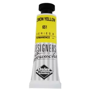 Image of Daler-Rowney 136005651 Designers' Gouache Paint 15ml Lemon Yellow