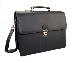 Image of Monolith Leather Briefcase