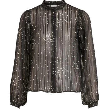 Image of Vila Hallie Shirt - Black