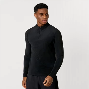 Image of Everlast Greatness Half Zip Top - Black