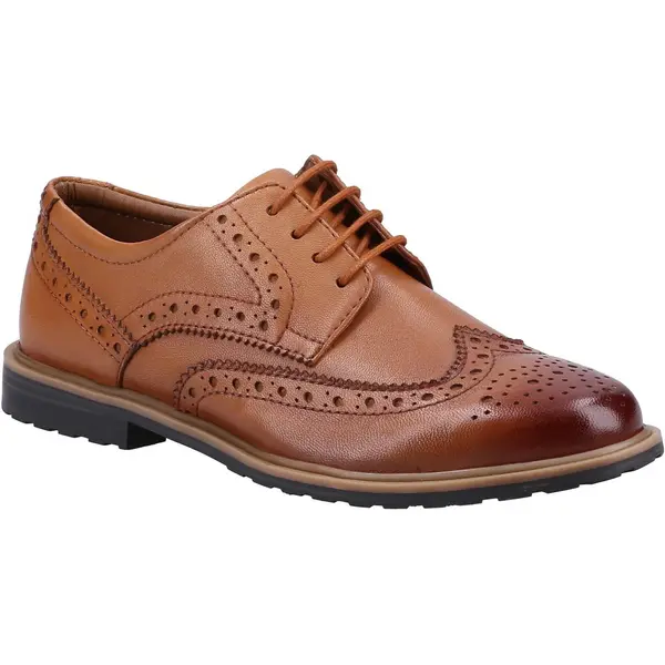 Image of Hush Puppies Womens Verity Brogue Lace Up Brogues Shoes - UK 5