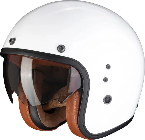 Image of Scorpion Belfast Evo Luxe White Jet Helmet M