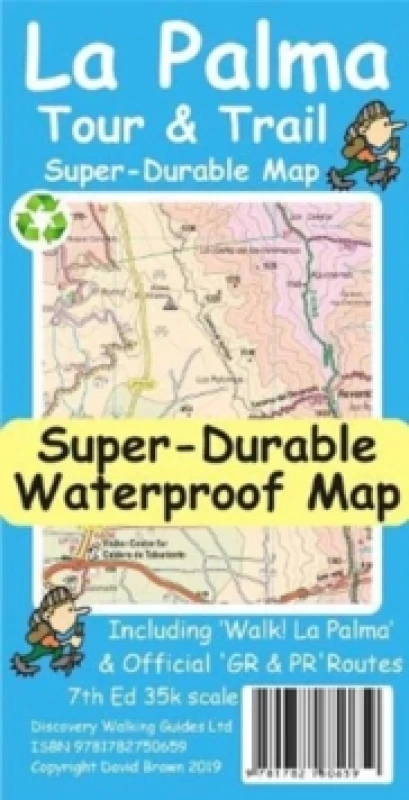 Image of La Palma Tour & Trail Map Sheet map, folded