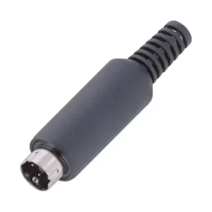 Image of BKL 8-Pin Mini Plastic DIN Plug with 8 Pins Cable Mounting