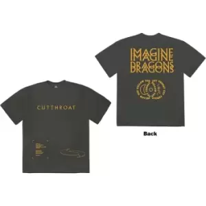 Image of Imagine Dragons - Cutthroat Symbols Unisex XX-Large T-Shirt - Grey