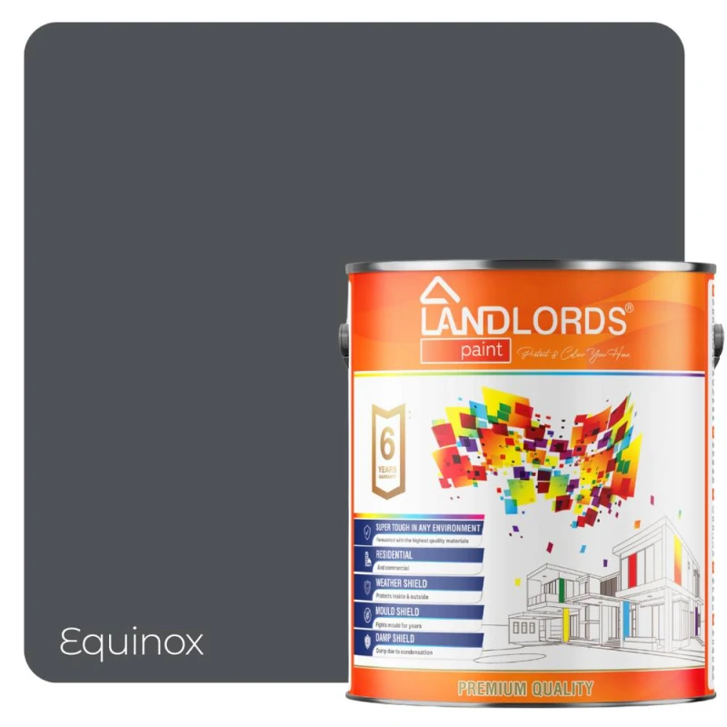 Image of Landlords Paint - Kitchen & Bathroom Paint - Mould Resistant, Washable & Durable - Equinox - 2.5L