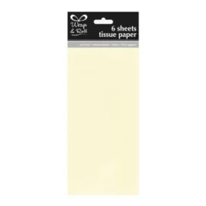 Image of 6 Sheet Tissue Paper Cream