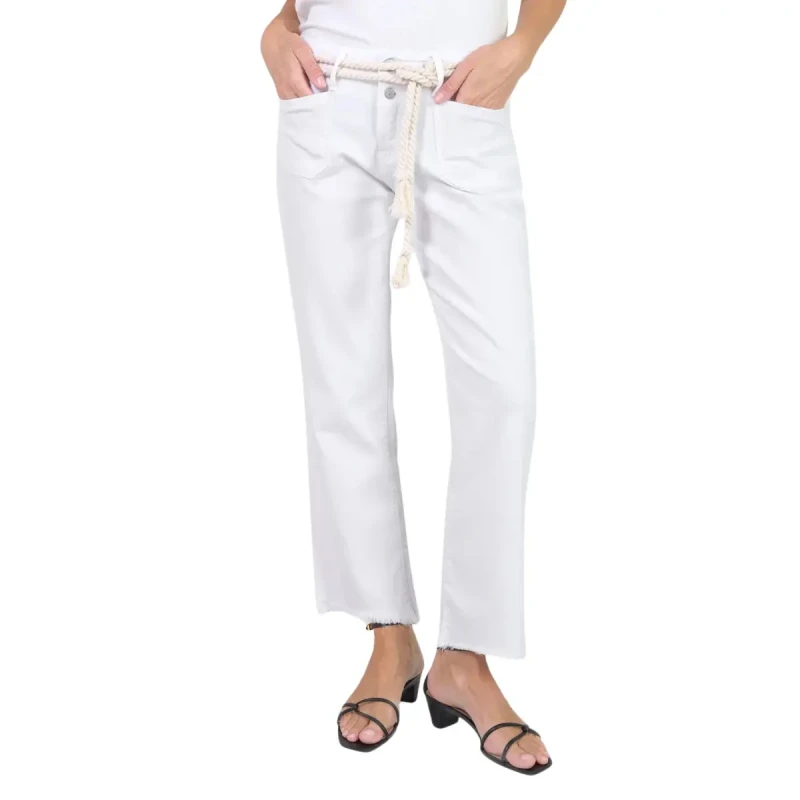 Image of Le Temps des cerises Womens jeans Le Temps des cerises Priska Blanc Female 29