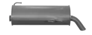 Image of IZAWIT Rear silencer 27.113 End silencer,Rear exhaust silencer PEUGEOT,206 Schragheck (2A/C),206+ Schragheck (2L_, 2M_),206 Kastenwagen