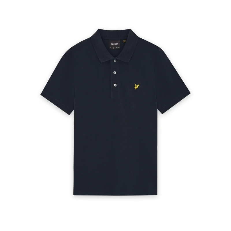 Image of Lyle and Scott Basic Short Sleeve Polo Shirt Graystone X854 male M
