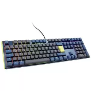 Image of Ducky One 3 Daybreak Corded Gaming keyboard, Keyboard Backlit German, QWERTZ Blue-grey