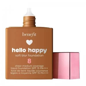 Image of Benefit Hello Happy Soft Blur Liquid Foundation 30ml Shade 8