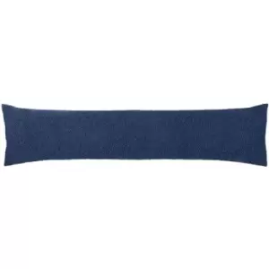 Image of Malham Shearling Fleece Draught Excluder Case, Royal - Furn