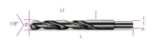 Image of Beta Tools 412A HSS Entirely Ground Burnished Twist Drill 19.5mm 004120219