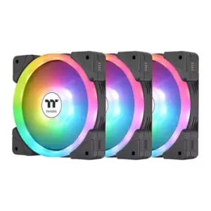Image of Thermaltake SWAFAN EX12 ARGB Sync TT Premium Edition Black Fan 3 Pack