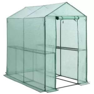 Image of Greenhouse PE 6x4ft with 2 Tiers