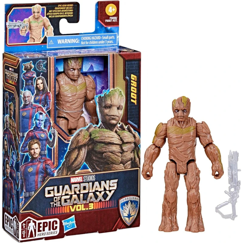 Image of Marvel Studios Guardians of the Galaxy Vol. 3 Groot Action Figure, Epic Hero Series - None None One Size