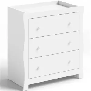 Image of Little Acorns Traditional-Sleigh Dresser, White - White