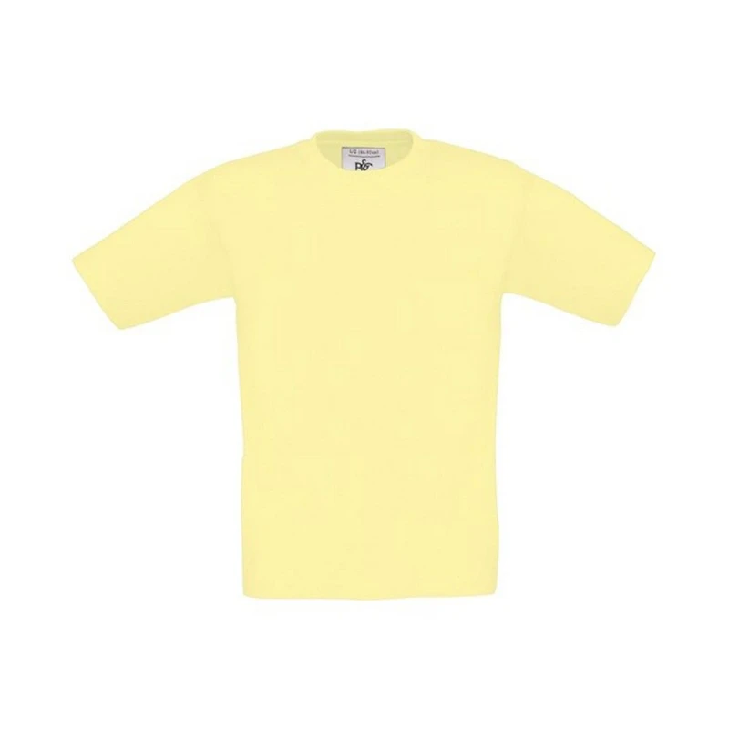 Image of B&C Exact 150 T-Shirt in Yellow Size: 3-4 Years Yellow Unisex 3-4 Years