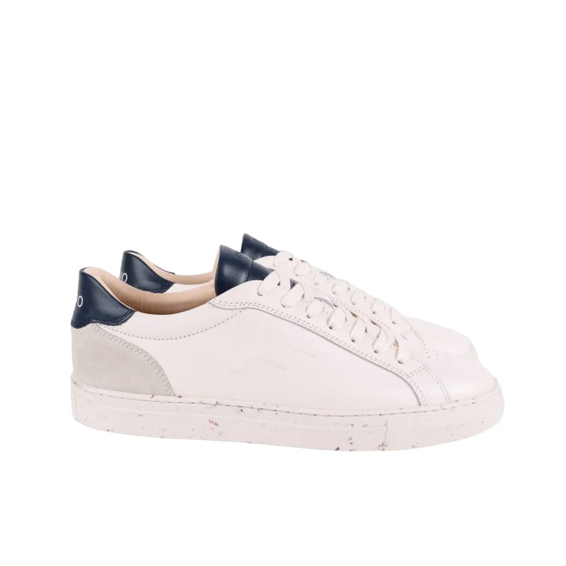 Image of Faguo Trainers Faguo Ebony Leather Suede Blanc Male 40