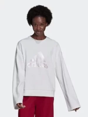 Image of adidas X Zoe Saldana Sweatshirt, White Size M Women