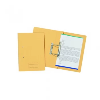 Image of Spiral Files 285gsm Foolscap Yellow Pack of 50 TFM50-YLWZ