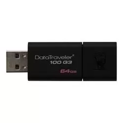 Image of Kingston 64GB Kingston DataTraveler 100 G3 USB flash drive USB 3.0 Black