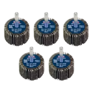 Image of Sealey Flap Wheel 40 x 30mm 60Grit 6mm Shaft - Pack of 5 - FW4030605