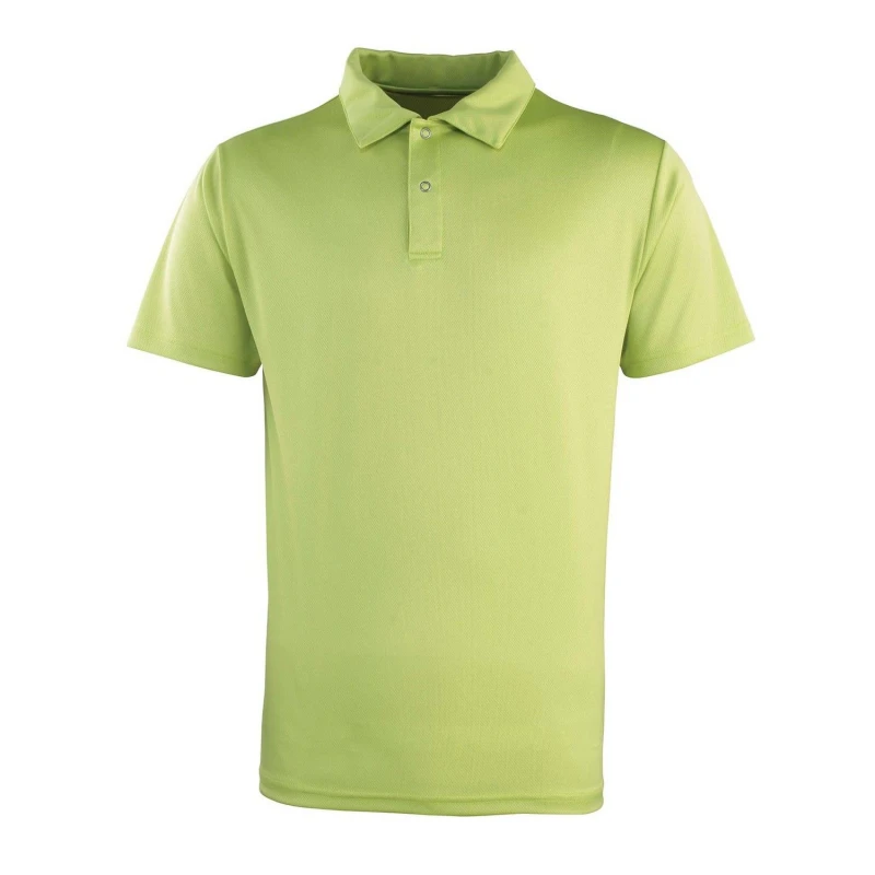 Image of Premier Womens Coolchecker Pique Polo Shirt in Lime Size: XS Lime Female XS