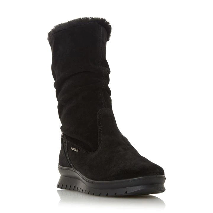 Image of Dune Black Suede Rafikii Calf Boots