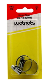 Image of Hose Clips M/S OX 18-25mm - Pack of 2 PWN256 WOT-NOTS