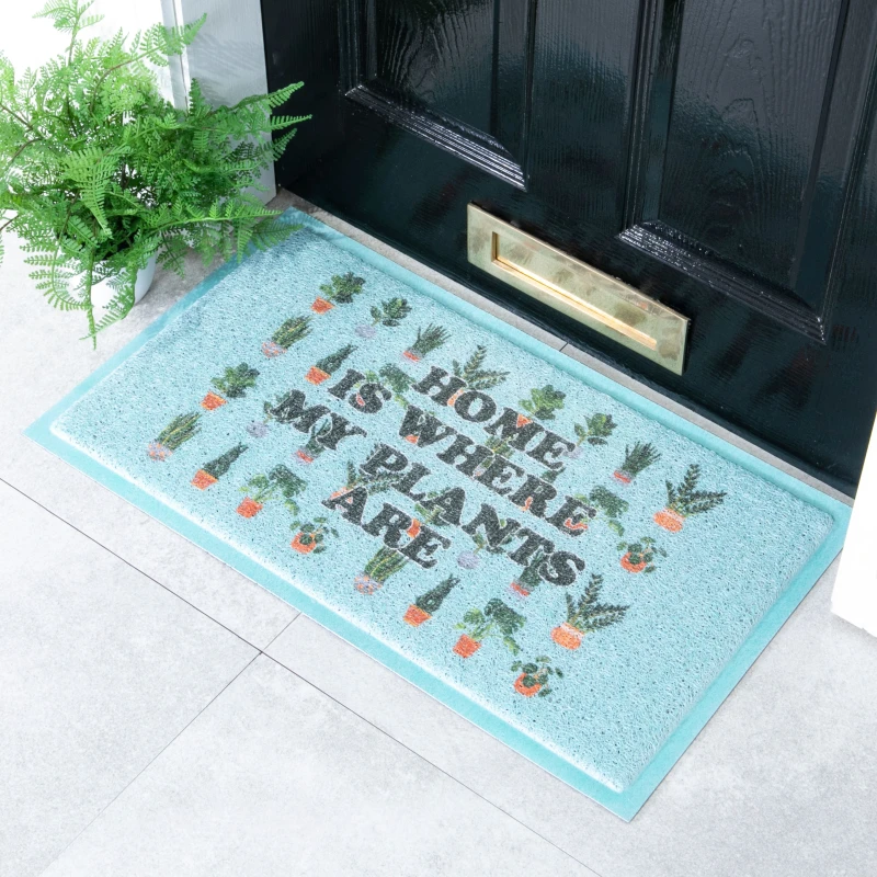 Image of Native Natural Home Are Where The Plants Are Doormat (70 X 40Cm)
