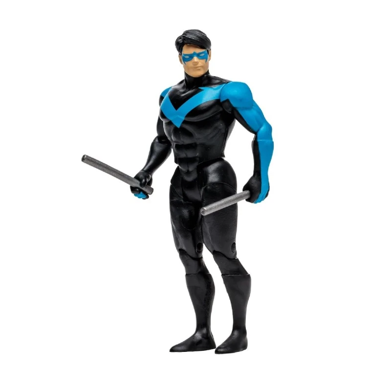 Image of McFarlane Toys DC Multiverse 5-inch DC Super Powers Nightwing Action Figure with 5 points of articulations Collectible DC Retro 1980's Super Powers