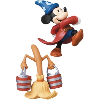 Image of Medicom Fantasia UDF - Sorcerer Mickey and Broom