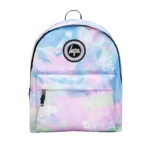 Image of Hype Liquify Pastel Backpack (One Size) (Lilac/Sky Blue/Yellow)
