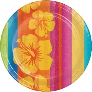 Image of Sunset Stripes Paper Plates
