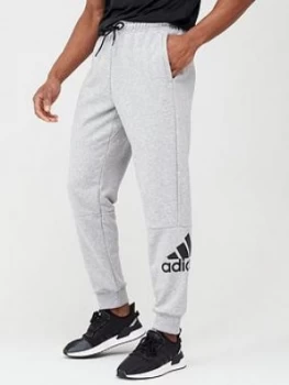 Image of Adidas Bos Track Pants - Medium Grey Heather