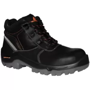 Image of Delta Plus Mens Phoenix Composite Leather Safety Boots (12 UK) (Black) - Black