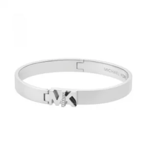 Image of Ladies Michael Kors Silver Plated Iconic Bracelet