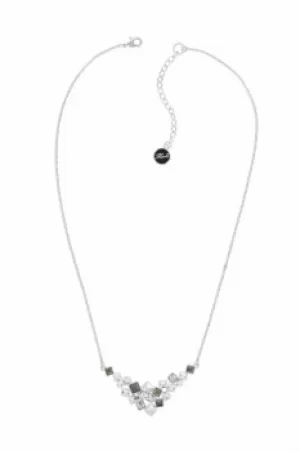 Image of Karl Lagerfeld Pyramid Cluster V Necklace 5420671