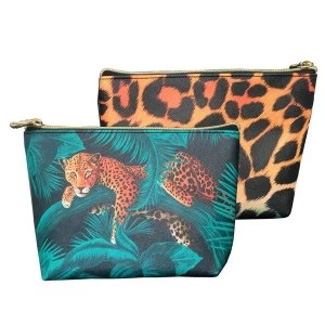 Image of Spots and Stripes Big Cat Small PVC Wash Bag