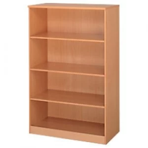 Image of Dams International Bookcase with 3 Shelves Deluxe 1020 x 550 x 1600 mm Beech