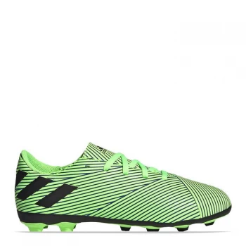 Image of adidas Nemeziz 19.4 Firm Ground Football Boots Childrens - Green/Black/Blu