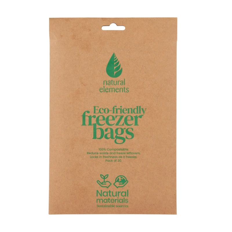 Image of Natural Elements Eco-friendly Food & Freezer Bags Clear