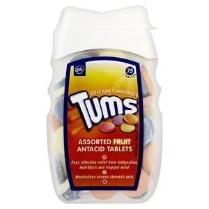 Image of Tums Fruit Tablets Jar 75s