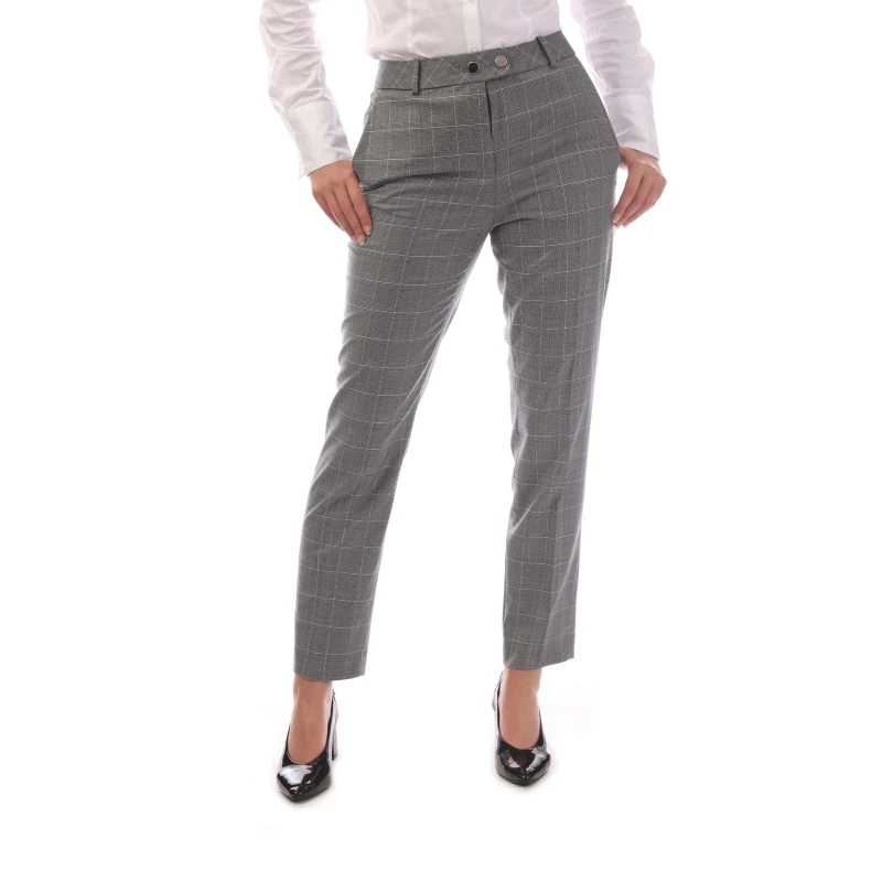 Image of Boss Womens Tamata Straight Trousers Open Misc female 4 (XXS)