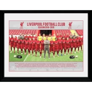 Image of Liverpool Team Photo 18/19 Framed Collector Print
