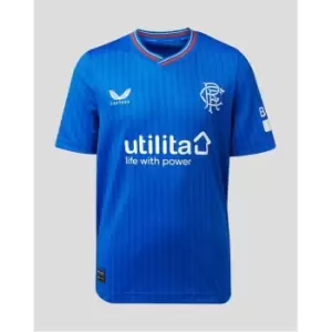 Image of Castore Rangers Home Shirt 2023 2024 Juniors - Blue
