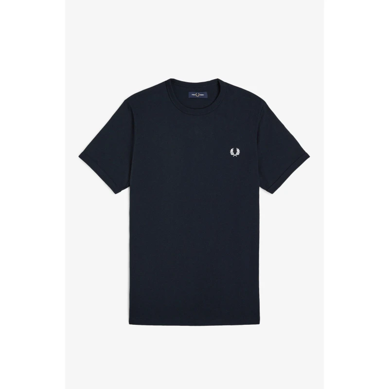 Image of Fred Perry Ringer T-Shirt Navy 608 male M