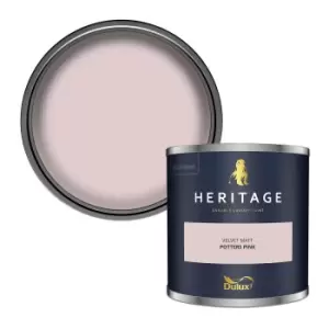 Image of Dulux Heritage Velvet Matt Potters Pink Matt Emulsion Paint 125ml